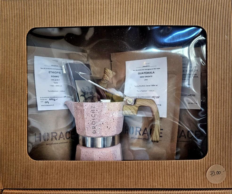 **Coffret de Noël Cafetière Italienne