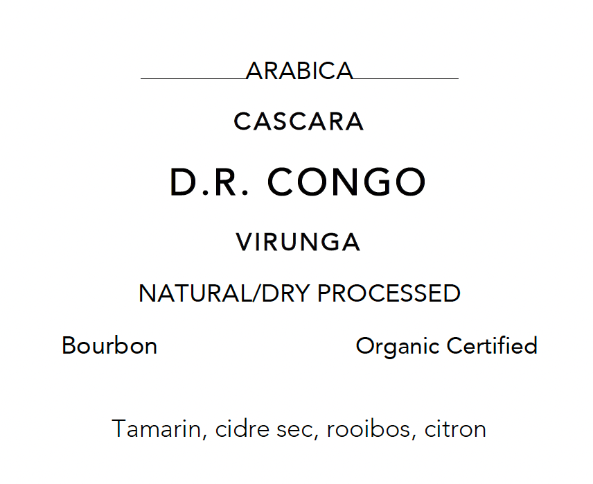 CASCARA Organic, D.R. Congo - Virunga - Natural